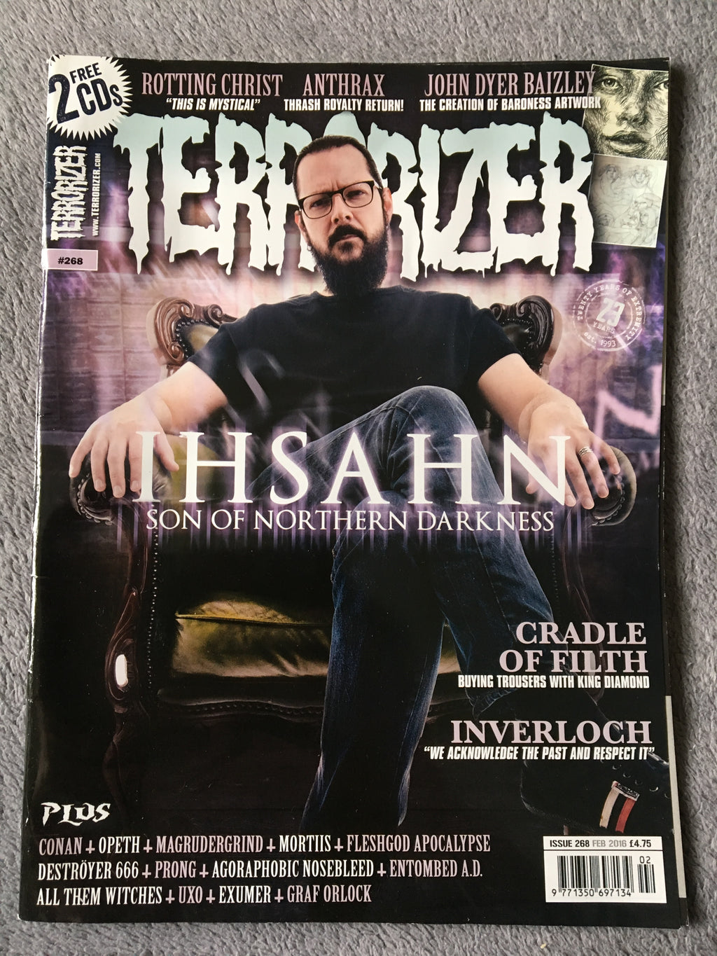 MOVING SALE: TERRORIZER magazine £1 per copy!   (201-final issue)