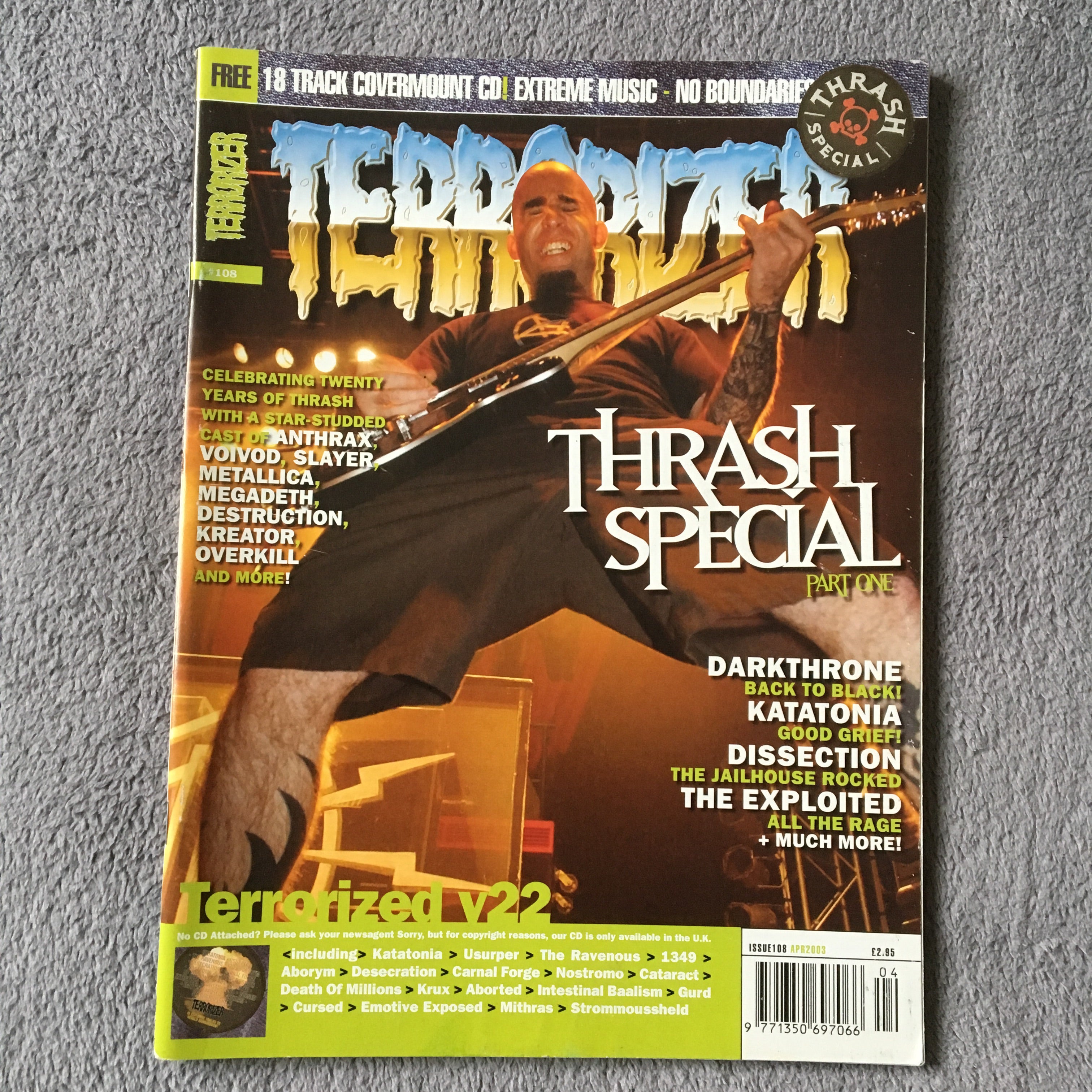 MOVING SALE: TERRORIZER magazine £1 per copy!  (issues 101-150)