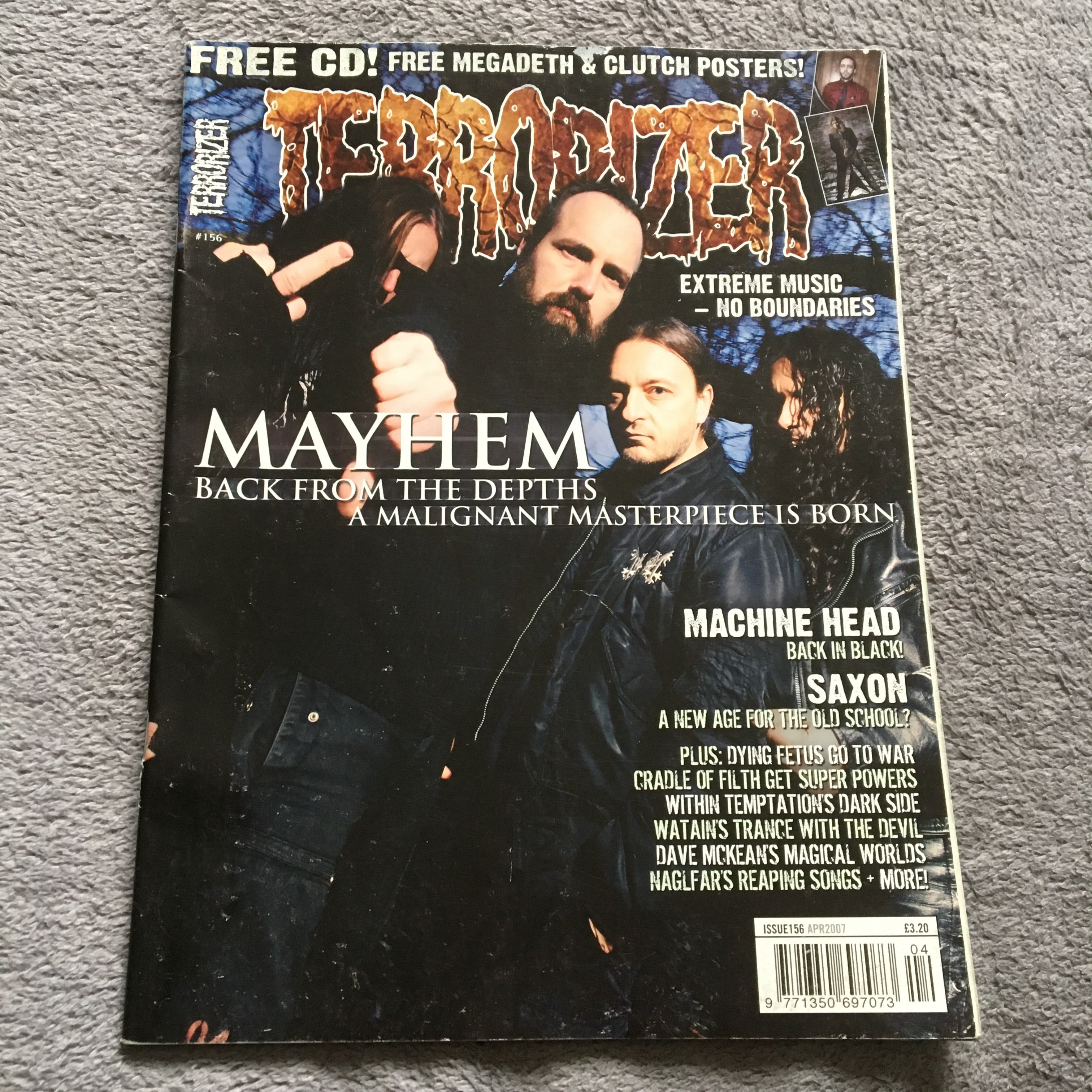 MOVING SALE: TERRORIZER magazine £1 per copy!   (issues 150-200)