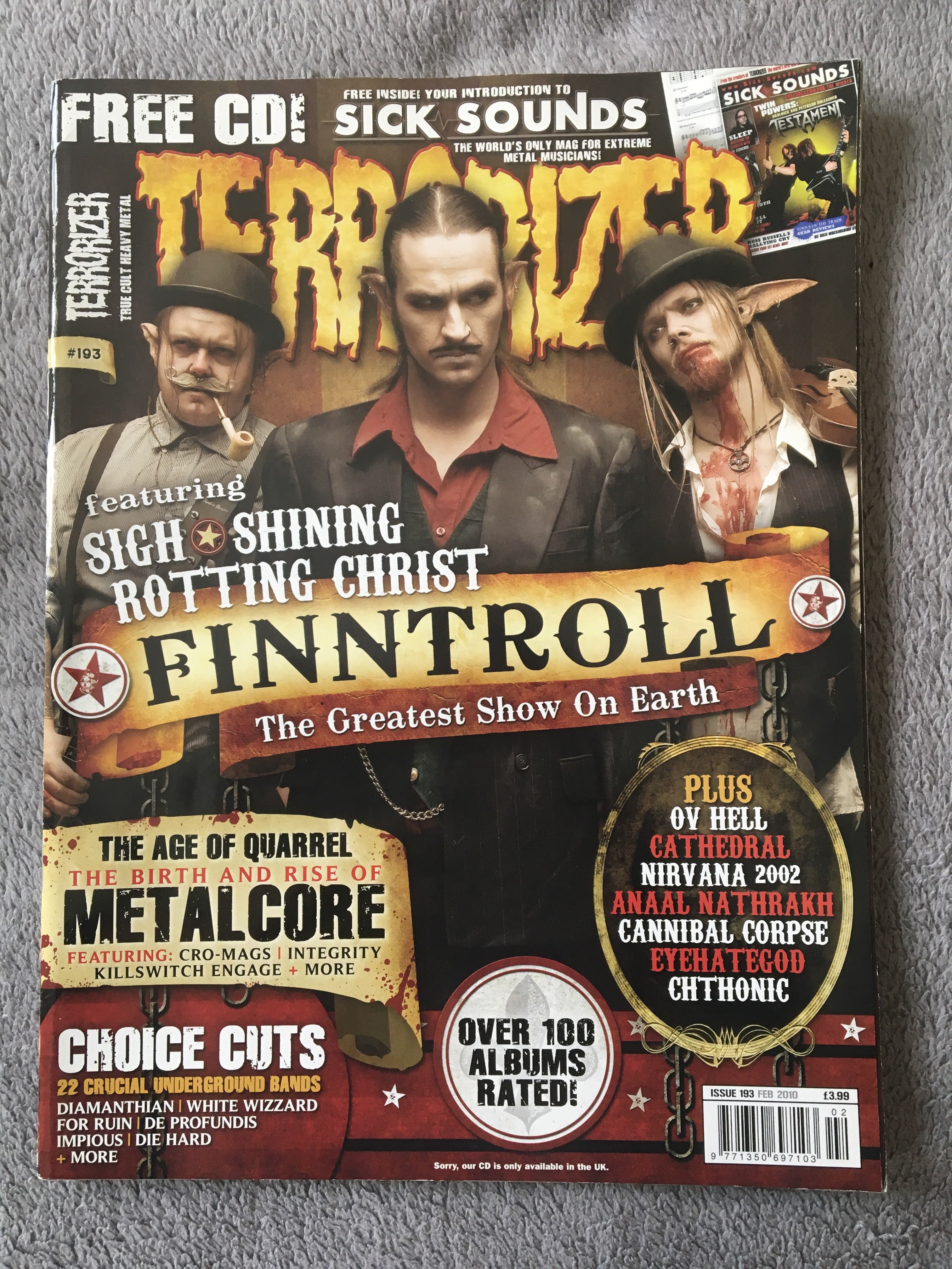 MOVING SALE: TERRORIZER magazine £1 per copy!   (201-final issue)