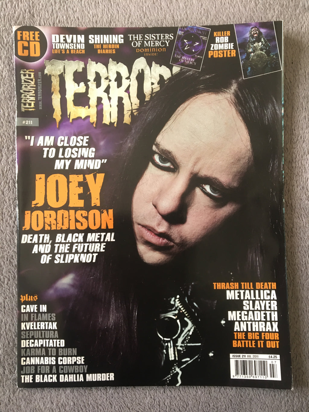 MOVING SALE: TERRORIZER magazine £1 per copy!   (201-final issue)