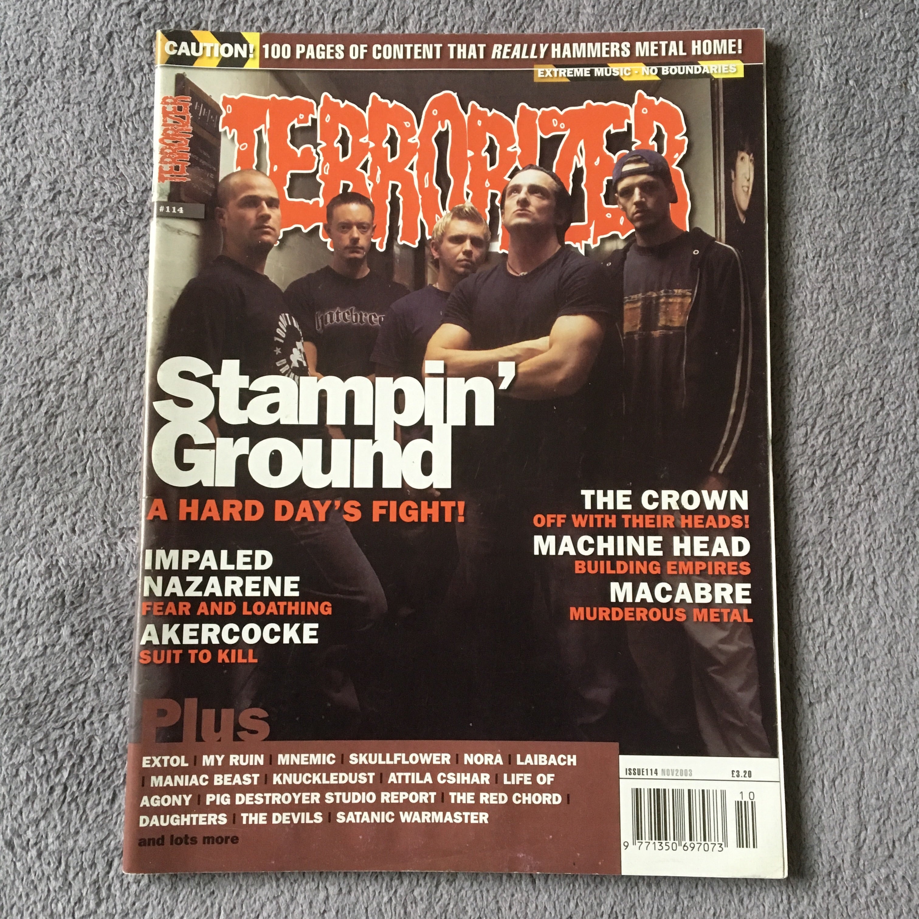 MOVING SALE: TERRORIZER magazine £1 per copy!  (issues 101-150)