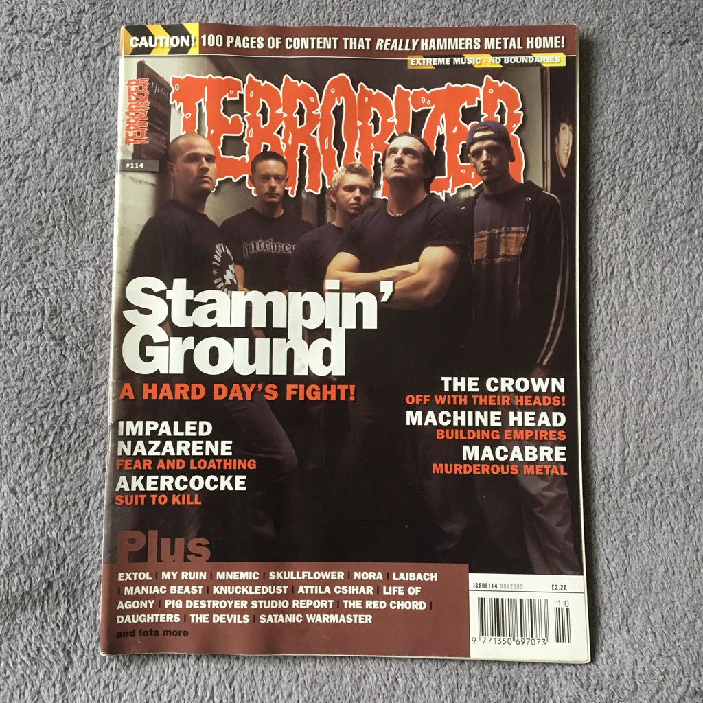 MOVING SALE: TERRORIZER magazine £1 per copy!   (issues 150-200)