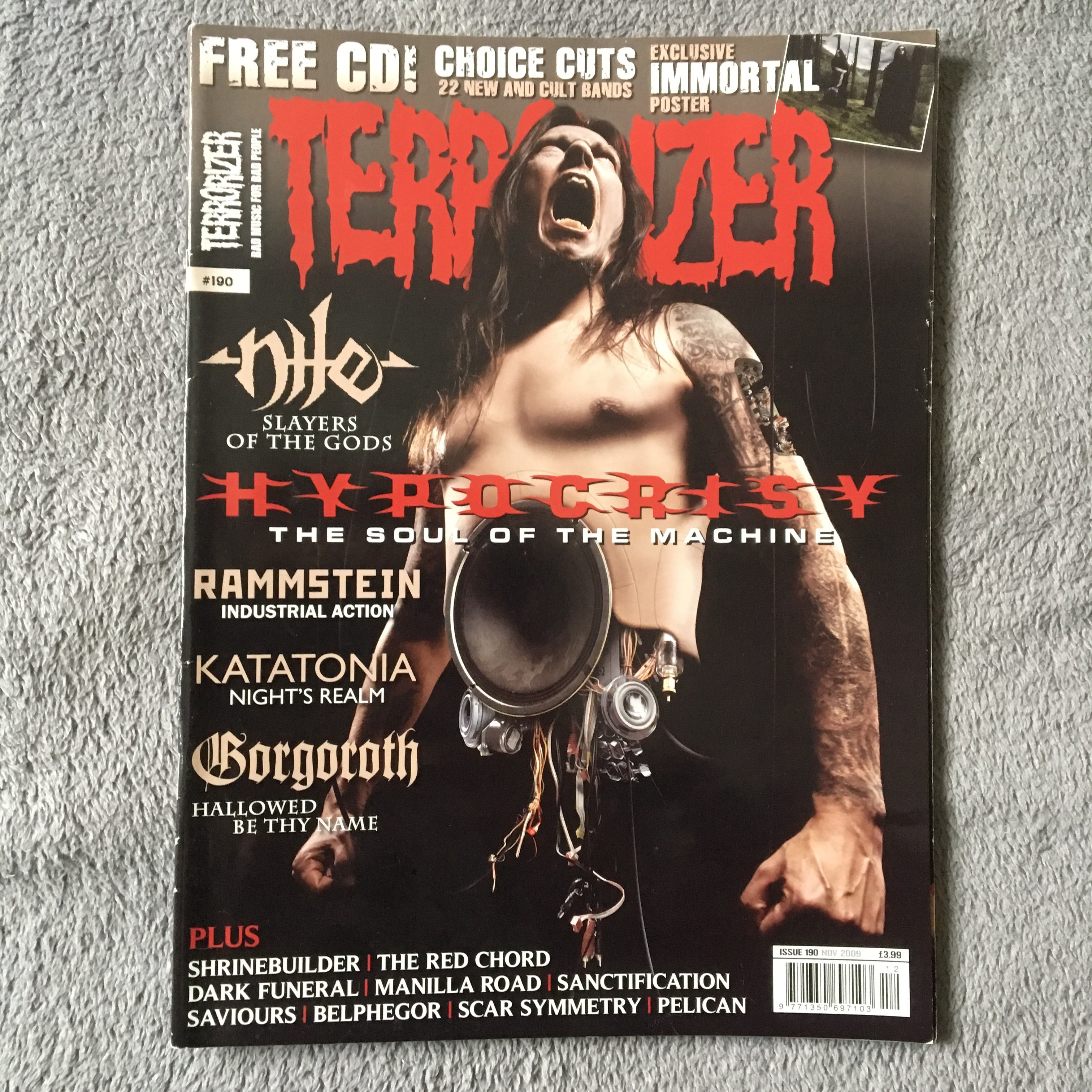 MOVING SALE: TERRORIZER magazine £1 per copy!   (issues 150-200)