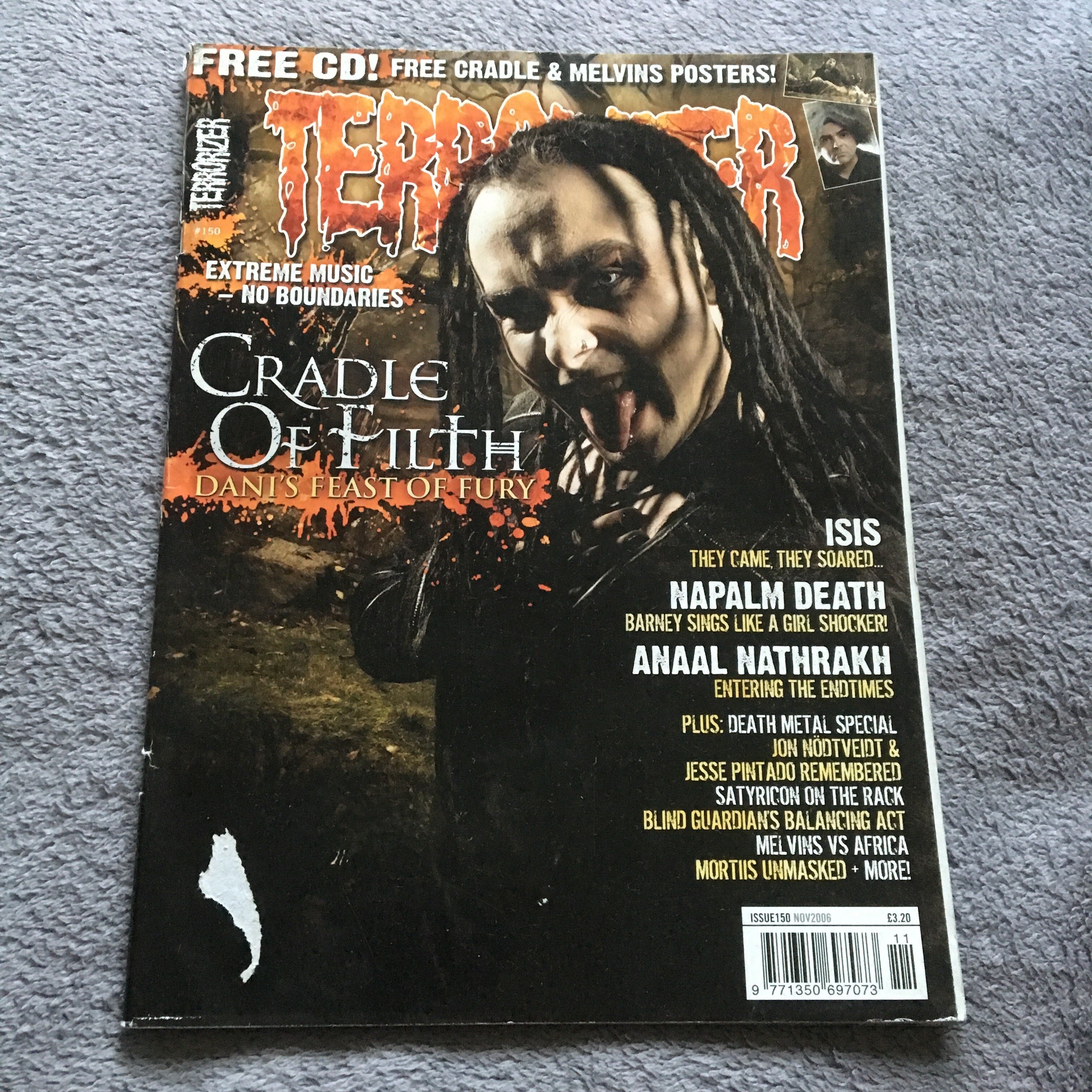 MOVING SALE: TERRORIZER magazine £1 per copy!   (issues 150-200)