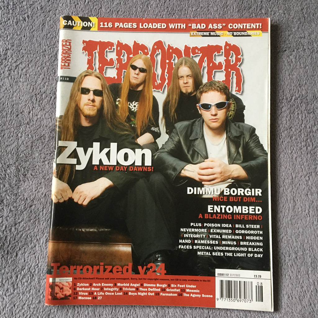 MOVING SALE: TERRORIZER magazine £1 per copy!   (issues 150-200)