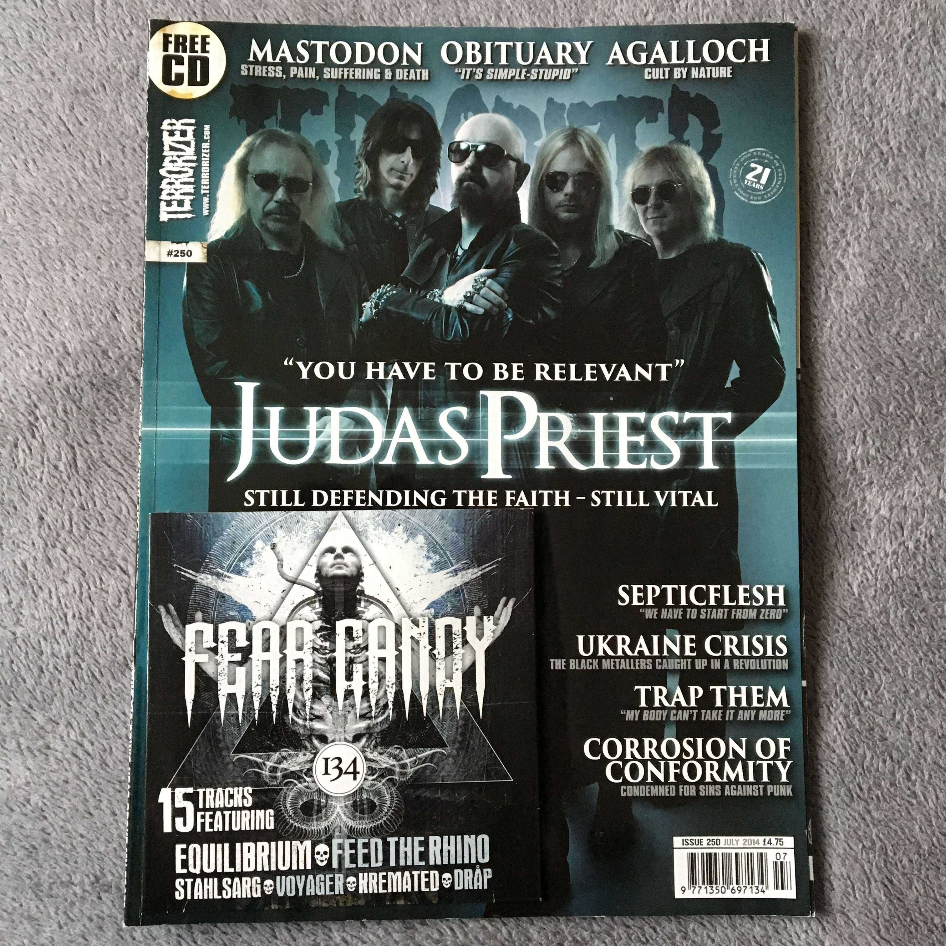 MOVING SALE: TERRORIZER magazine £1 per copy!   (201-final issue)