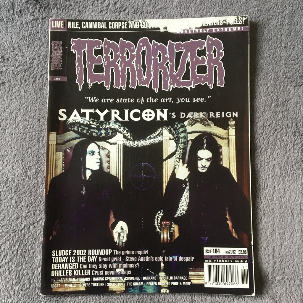 MOVING SALE: TERRORIZER magazine £1 per copy!   (issues 150-200)