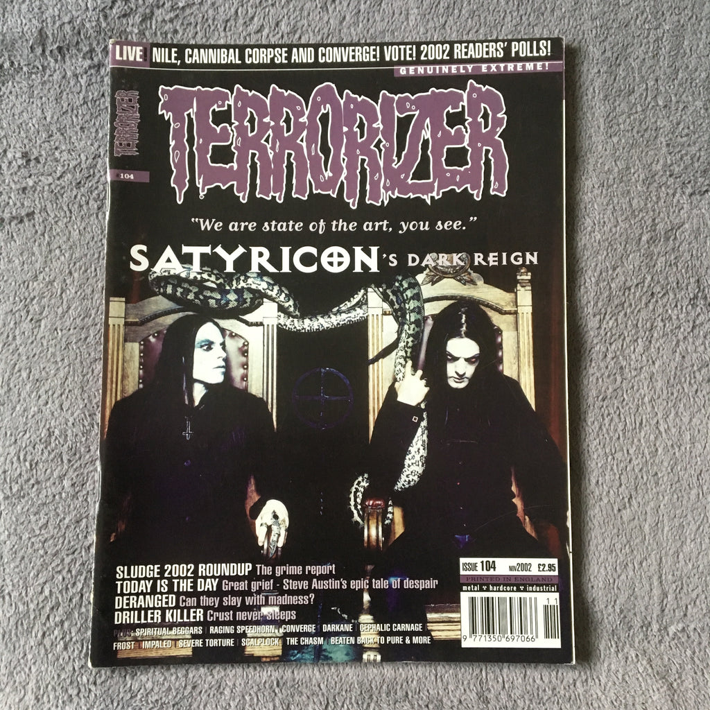 MOVING SALE: TERRORIZER magazine £1 per copy!   (issues 150-200)