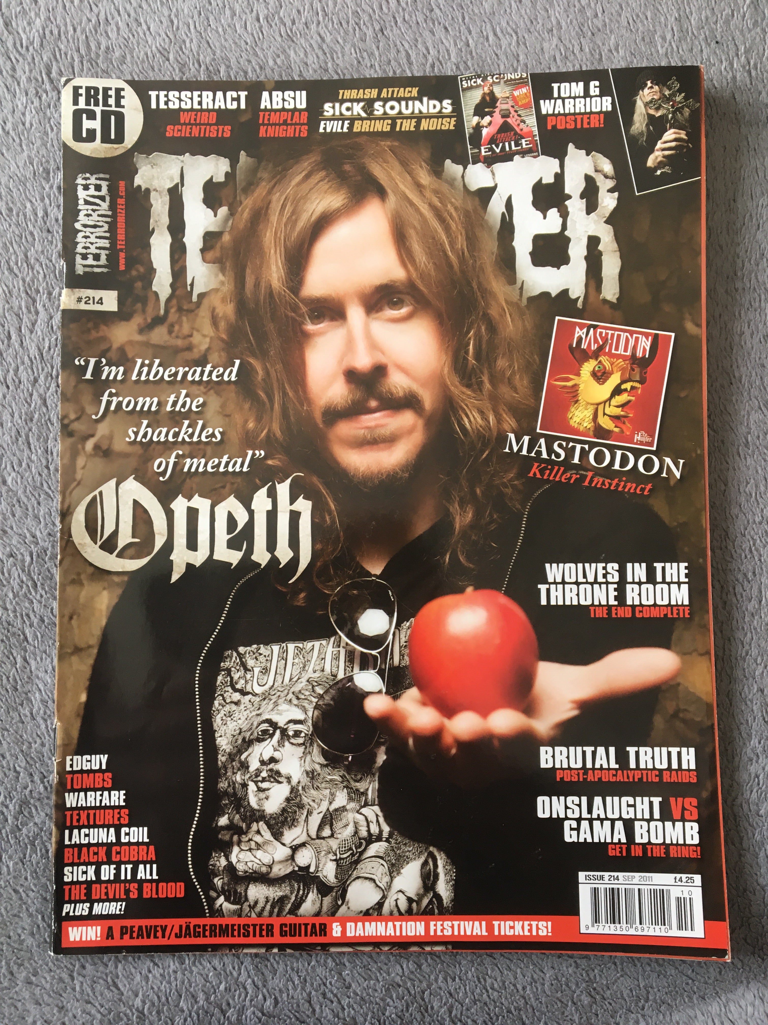 MOVING SALE: TERRORIZER magazine £1 per copy!   (201-final issue)