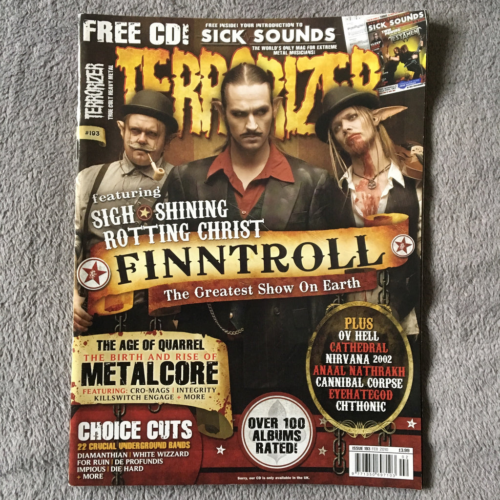 MOVING SALE: TERRORIZER magazine £1 per copy!  (issues 101-150)
