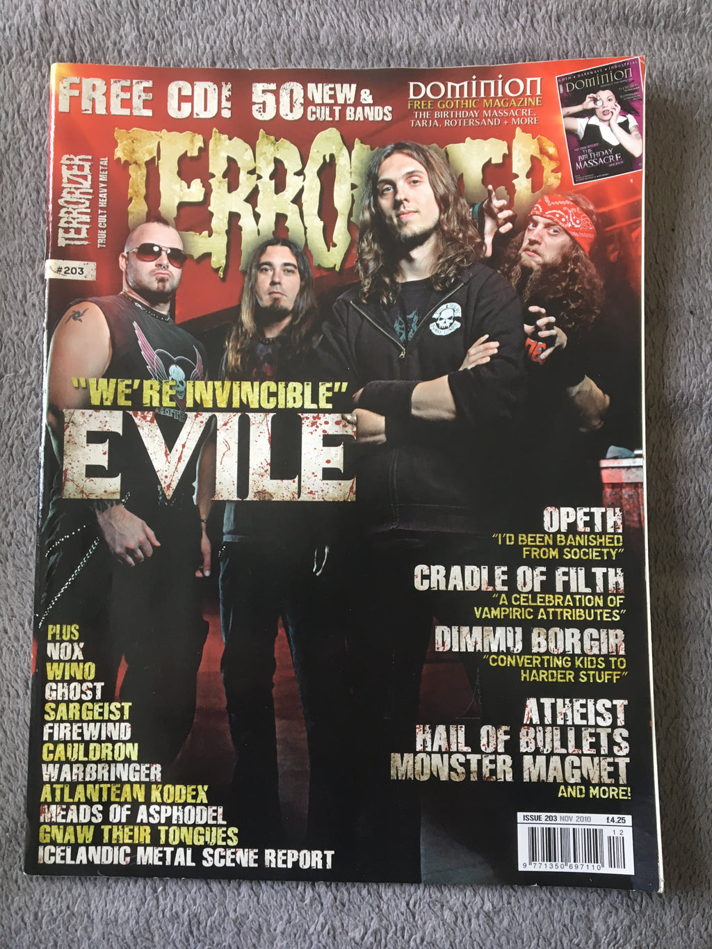 MOVING SALE: TERRORIZER magazine £1 per copy!   (201-final issue)