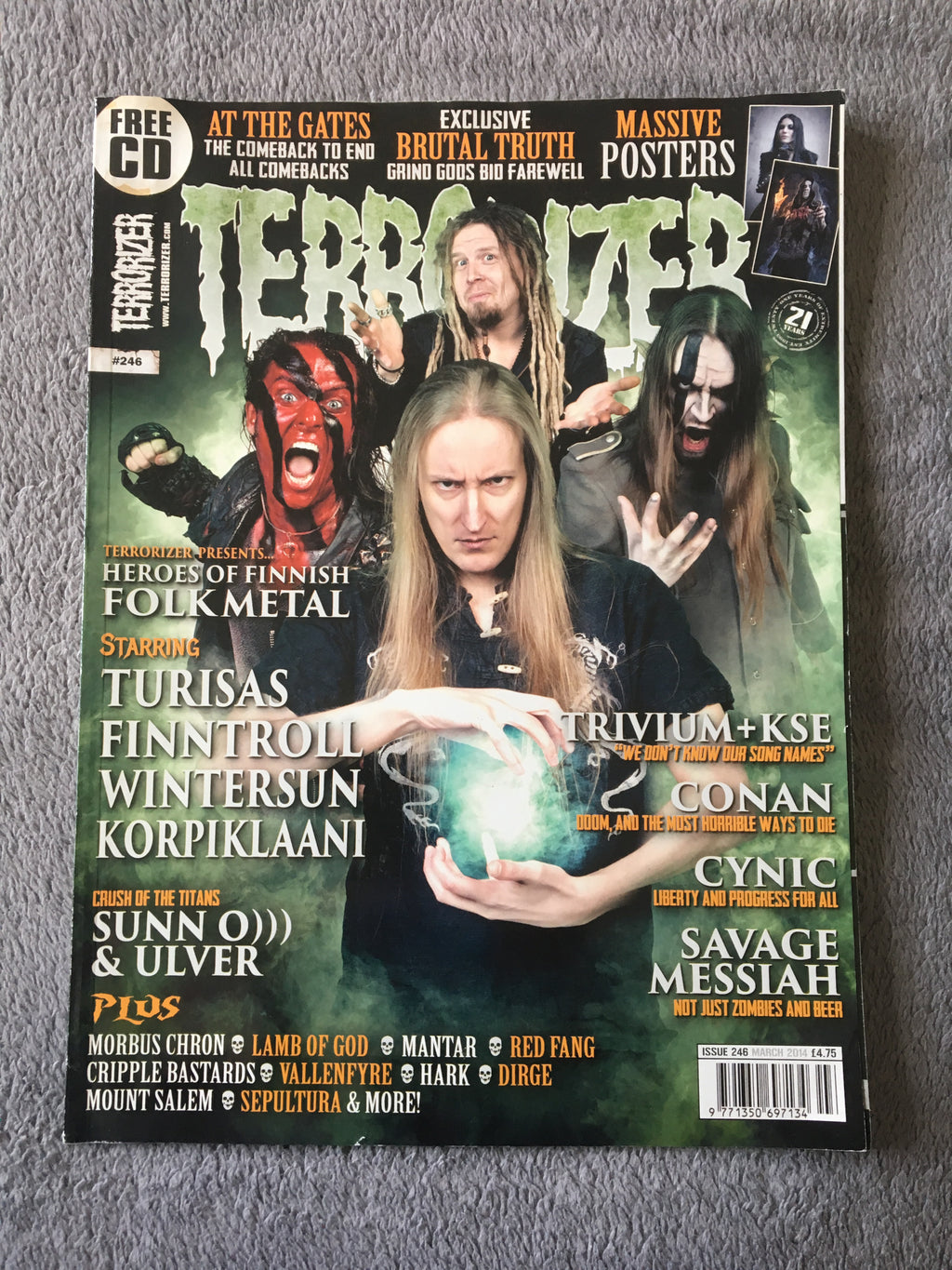 MOVING SALE: TERRORIZER magazine £1 per copy!   (201-final issue)