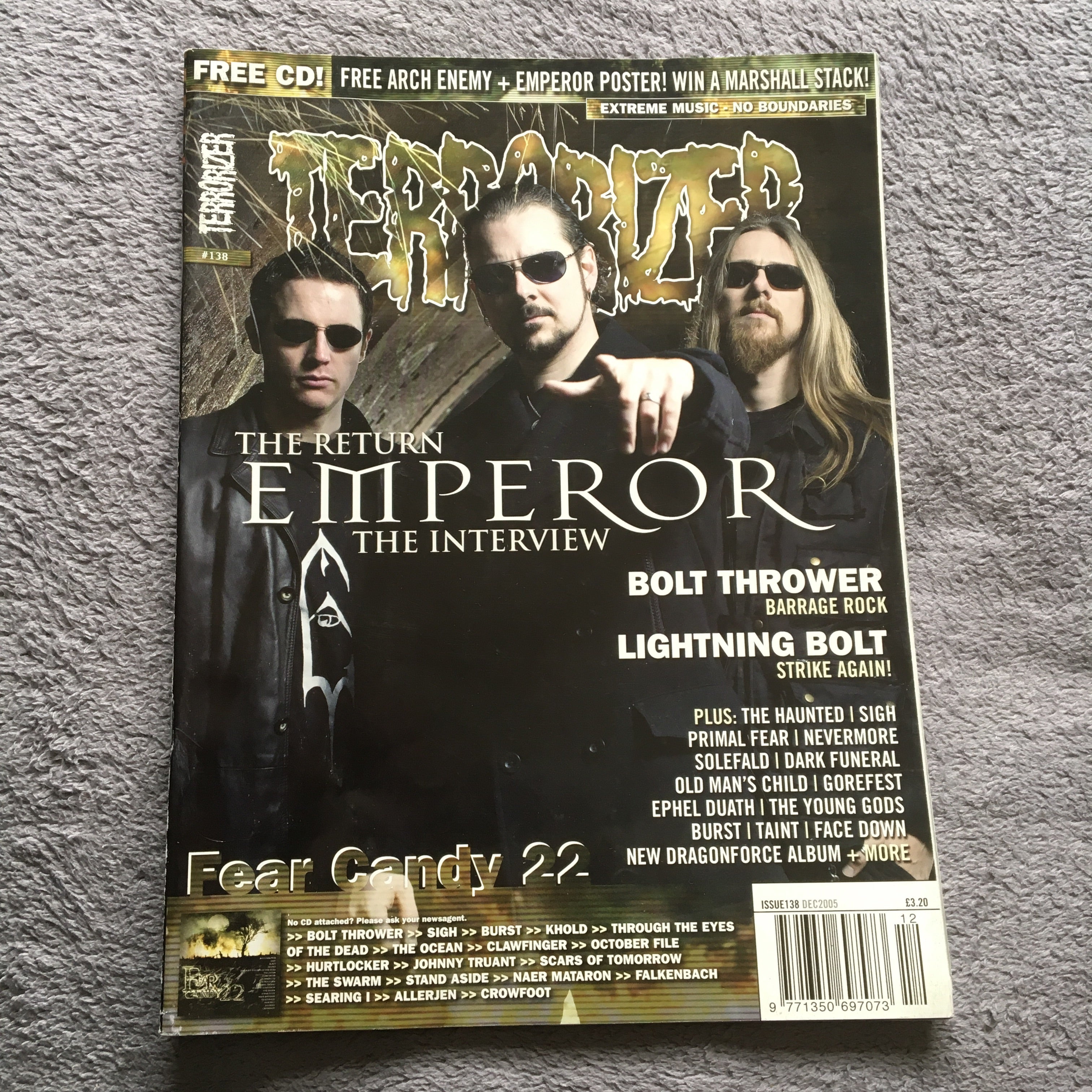 MOVING SALE: TERRORIZER magazine £1 per copy!   (issues 150-200)