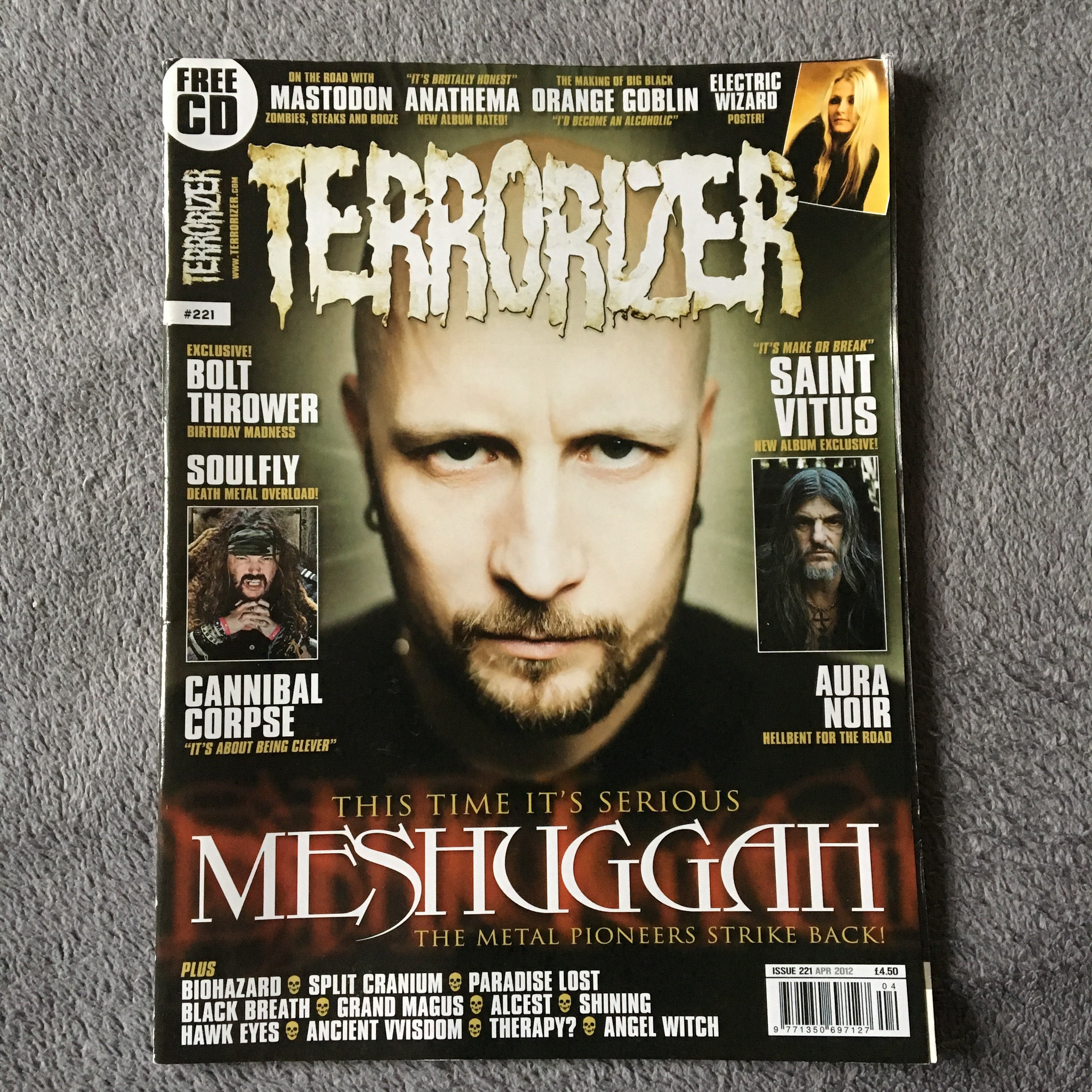MOVING SALE: TERRORIZER magazine £1 per copy!   (201-final issue)