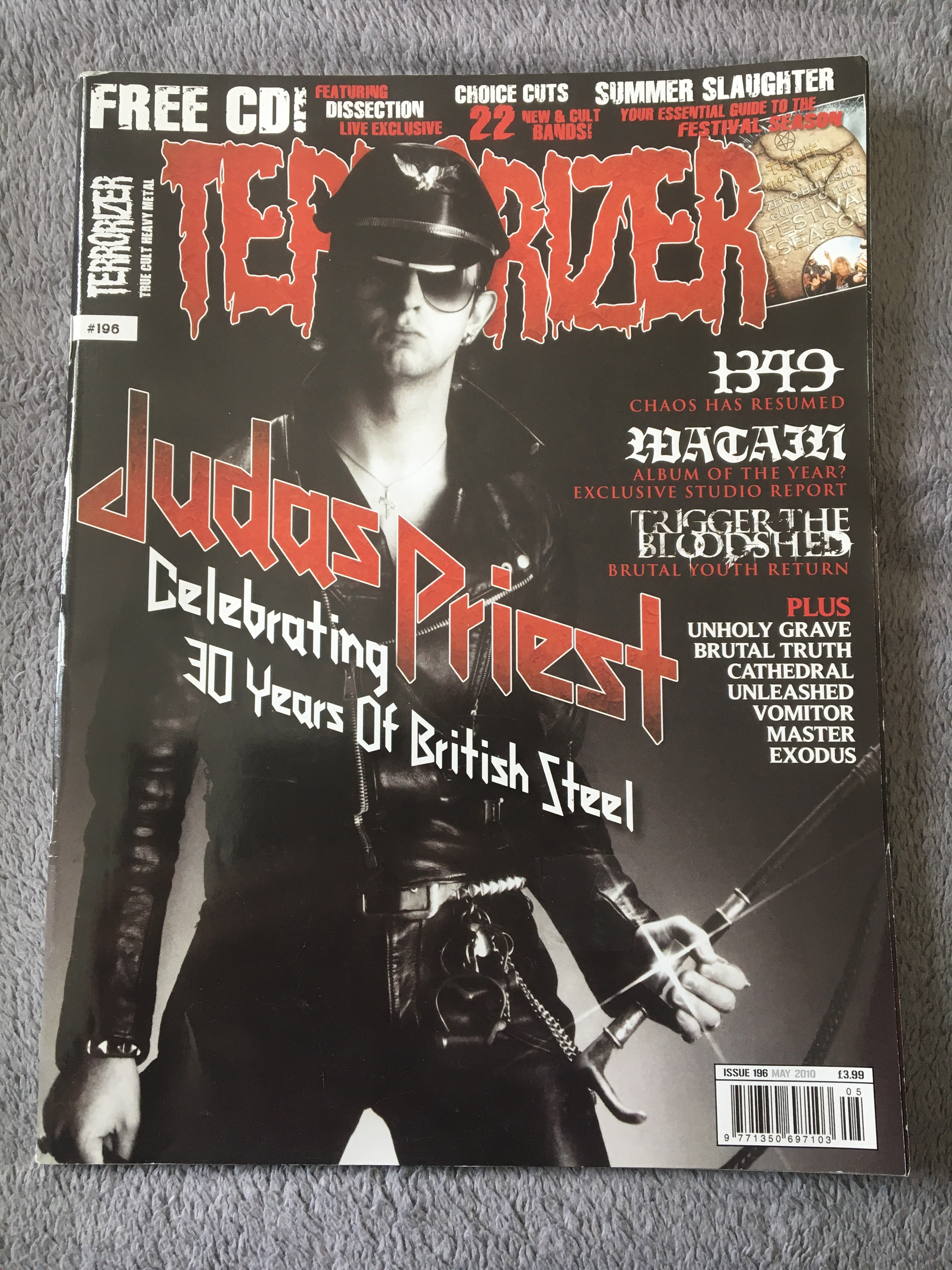MOVING SALE: TERRORIZER magazine £1 per copy!   (201-final issue)