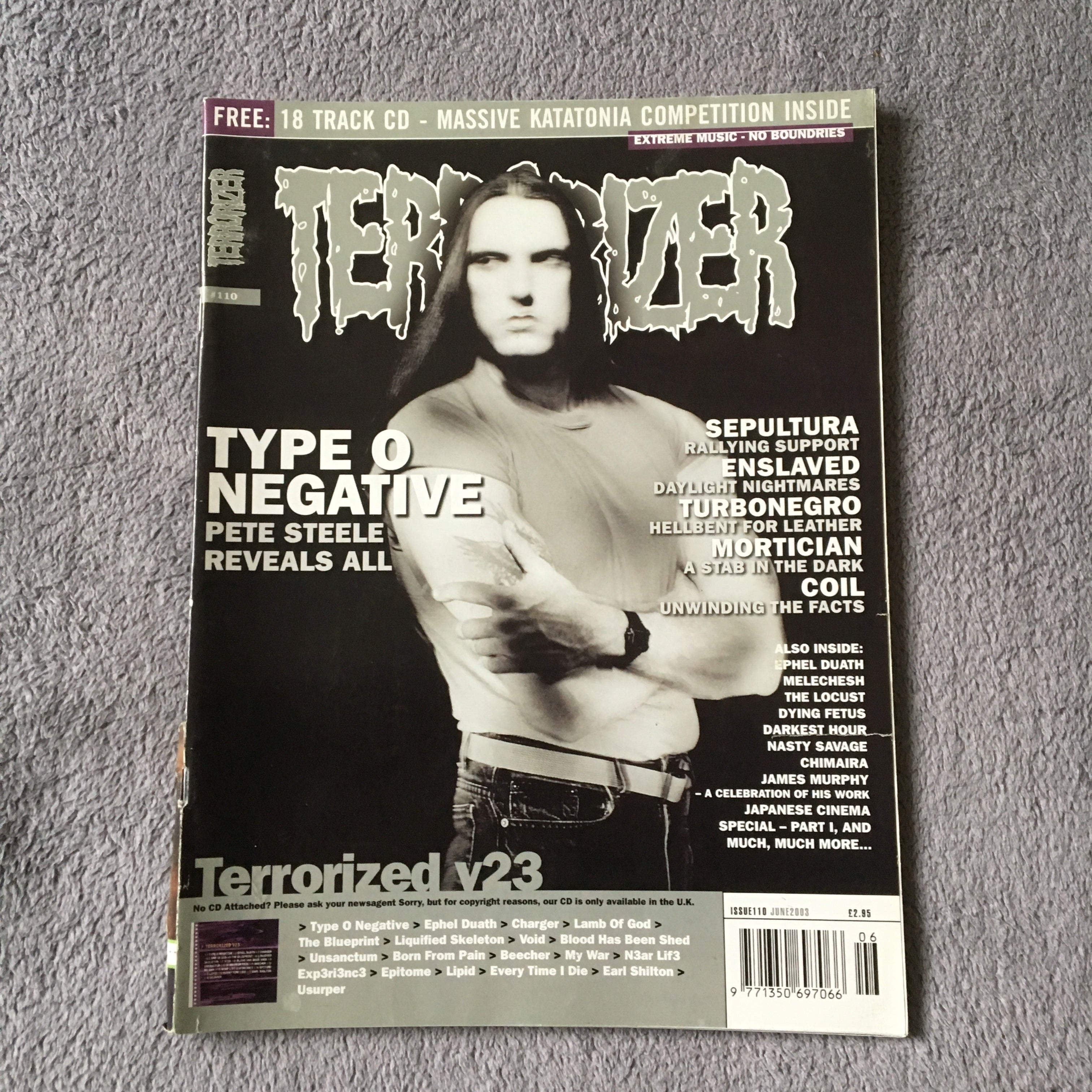 MOVING SALE: TERRORIZER magazine £1 per copy!   (issues 150-200)