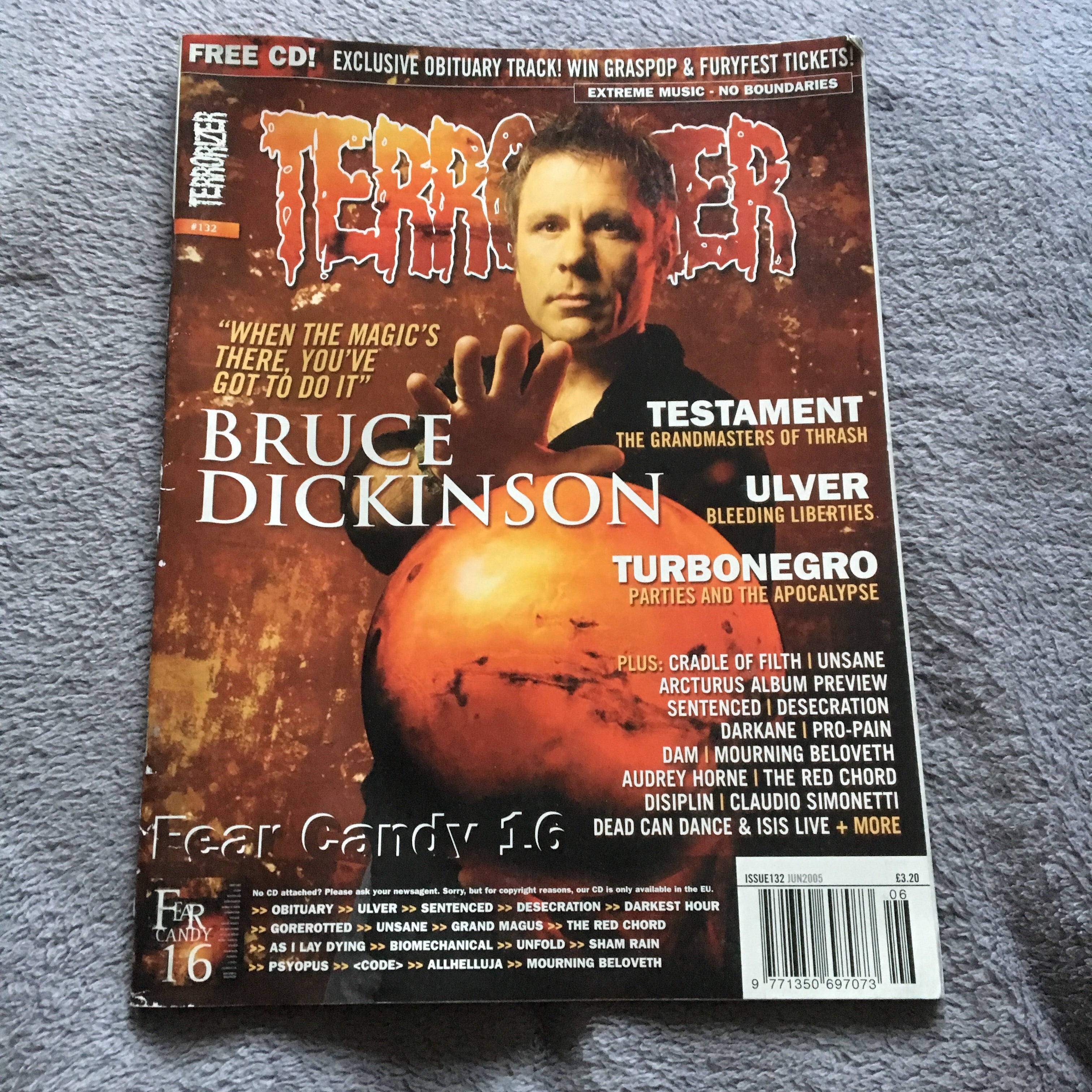 MOVING SALE: TERRORIZER magazine £1 per copy!  (issues 101-150)