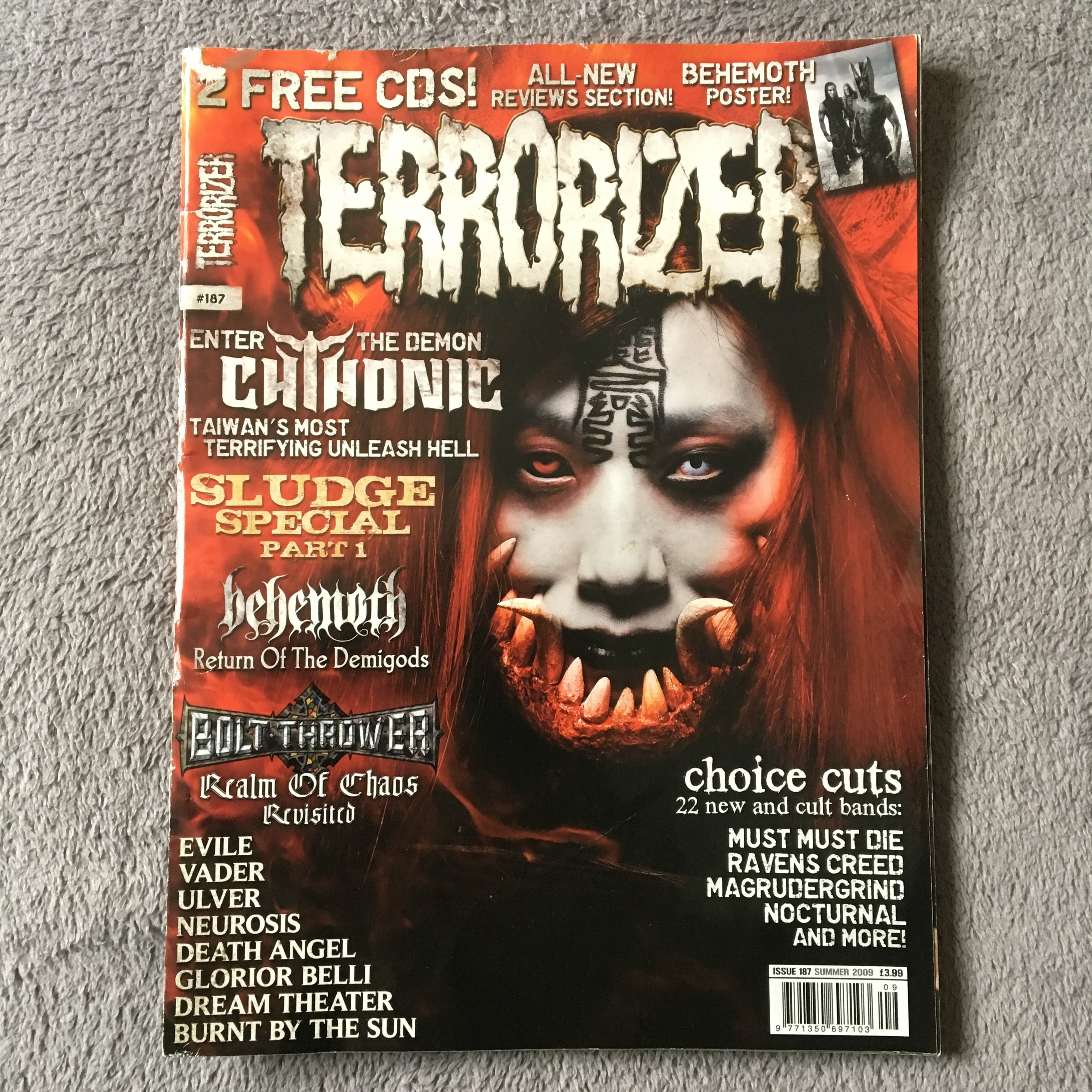 MOVING SALE: TERRORIZER magazine £1 per copy!   (issues 150-200)
