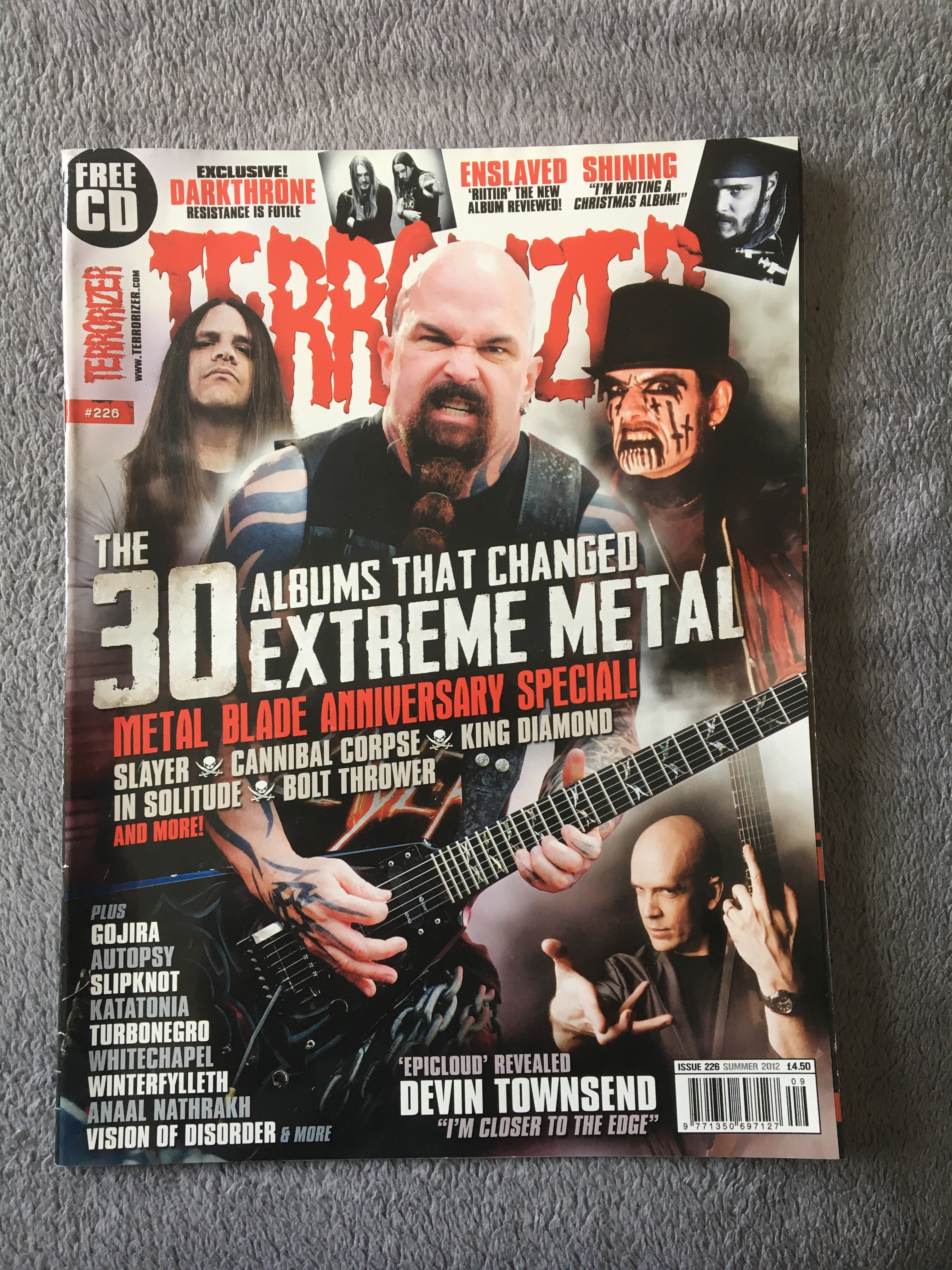 MOVING SALE: TERRORIZER magazine £1 per copy!   (201-final issue)