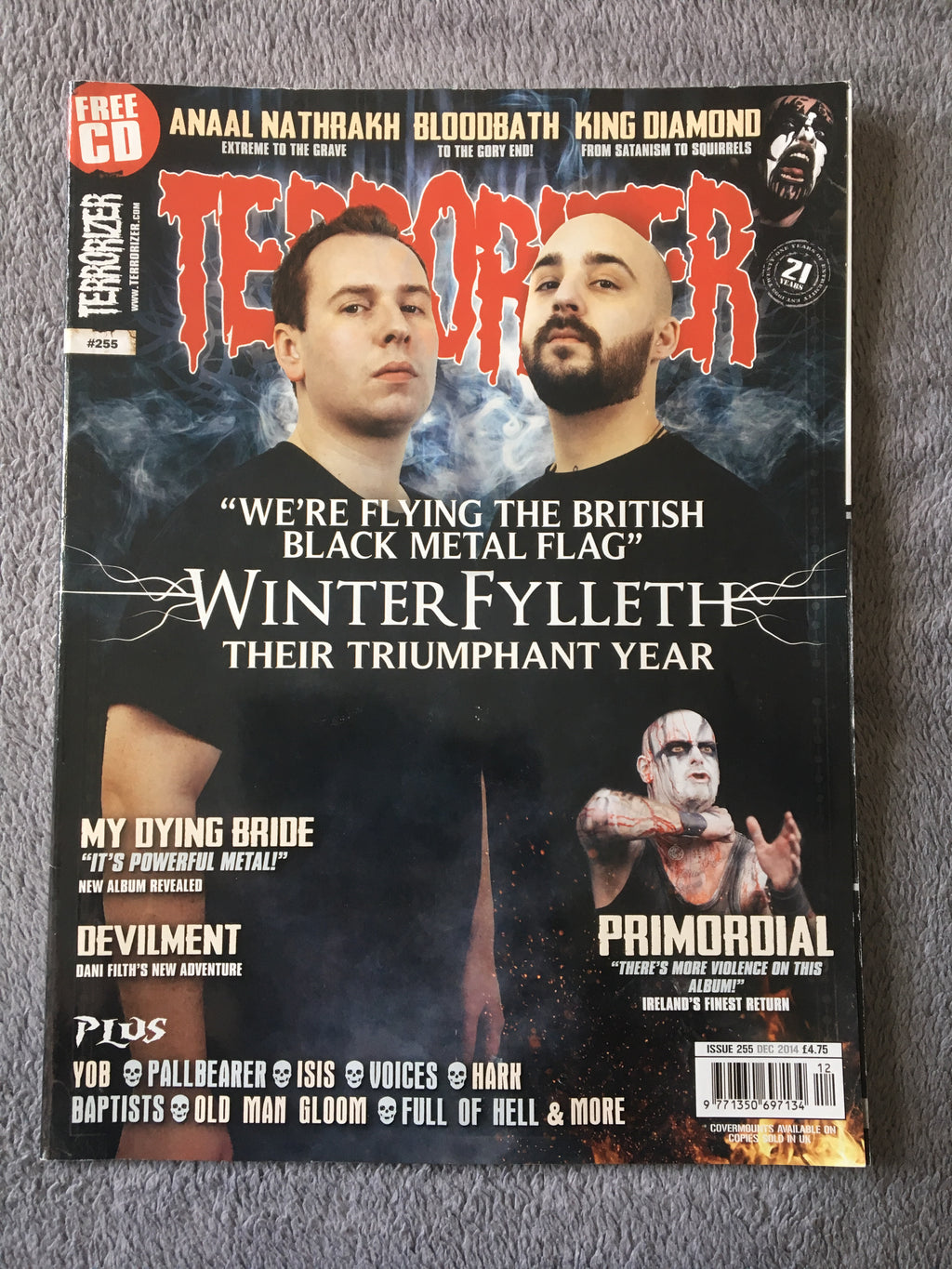 MOVING SALE: TERRORIZER magazine £1 per copy!   (201-final issue)