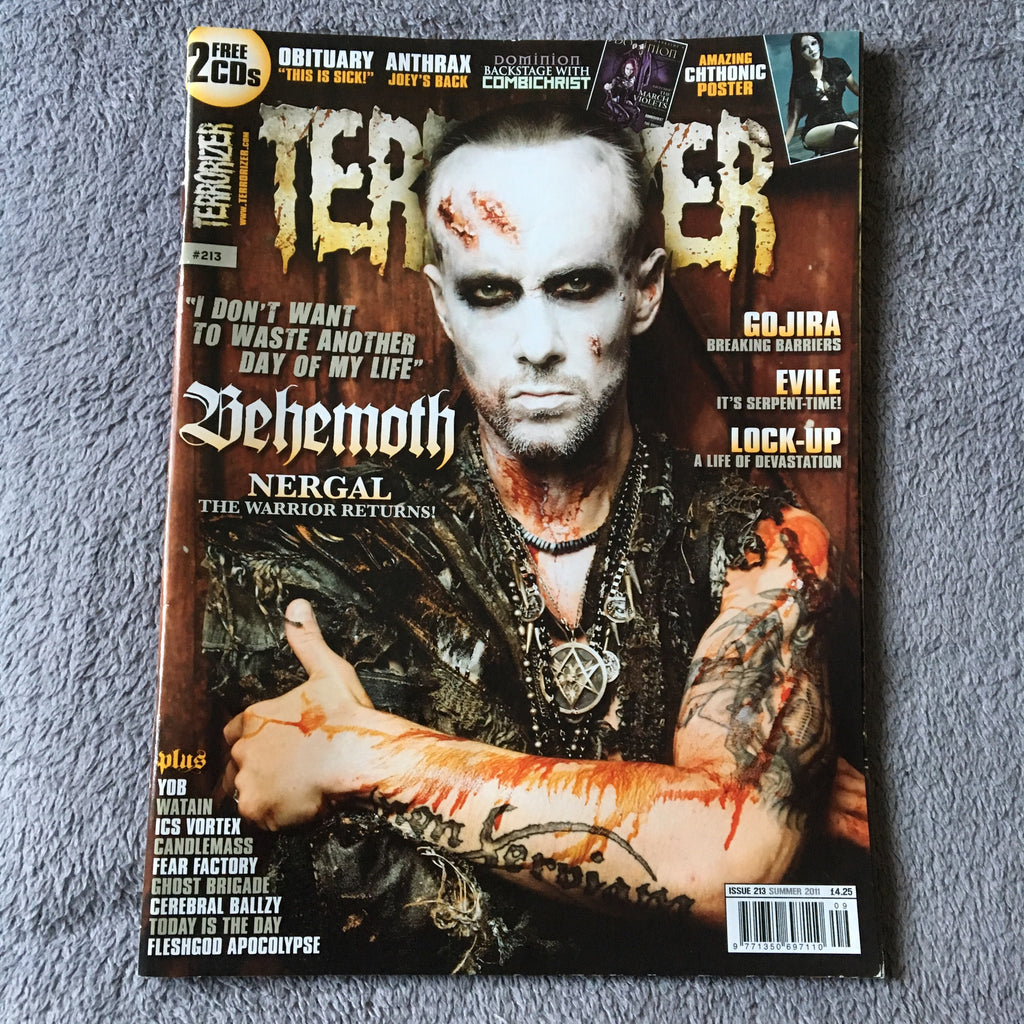 MOVING SALE: TERRORIZER magazine £1 per copy!   (201-final issue)