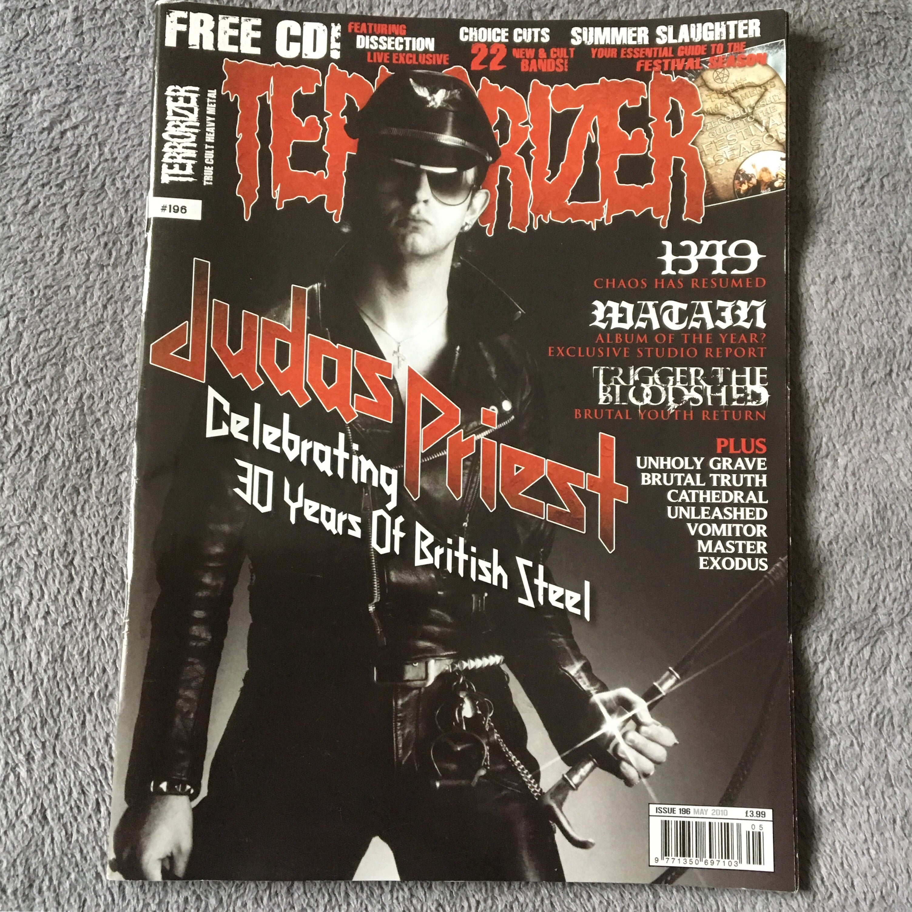 MOVING SALE: TERRORIZER magazine £1 per copy!   (issues 150-200)