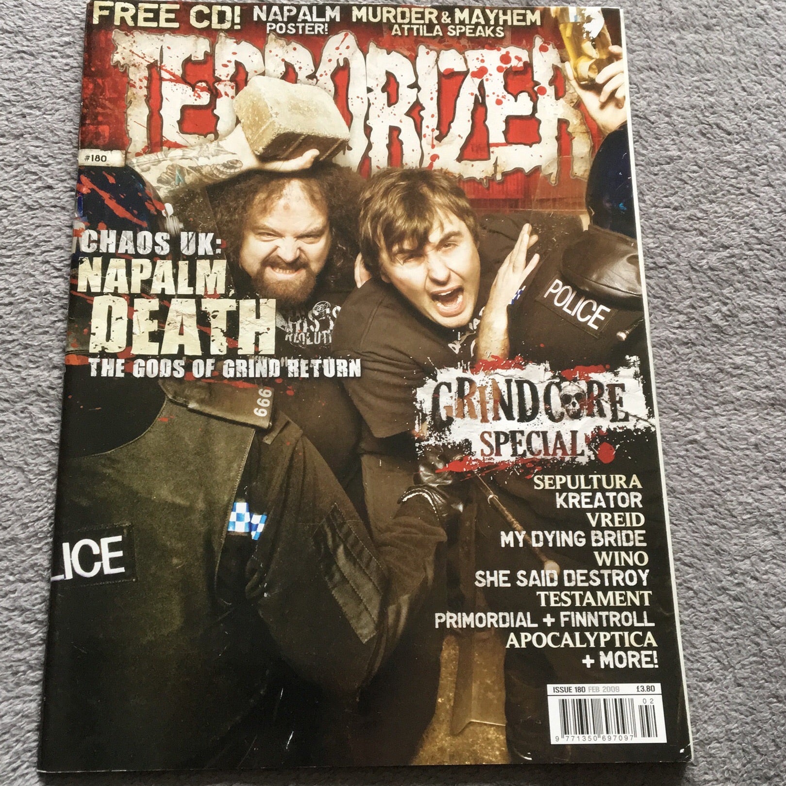 MOVING SALE: TERRORIZER magazine £1 per copy!  (issues 101-150)