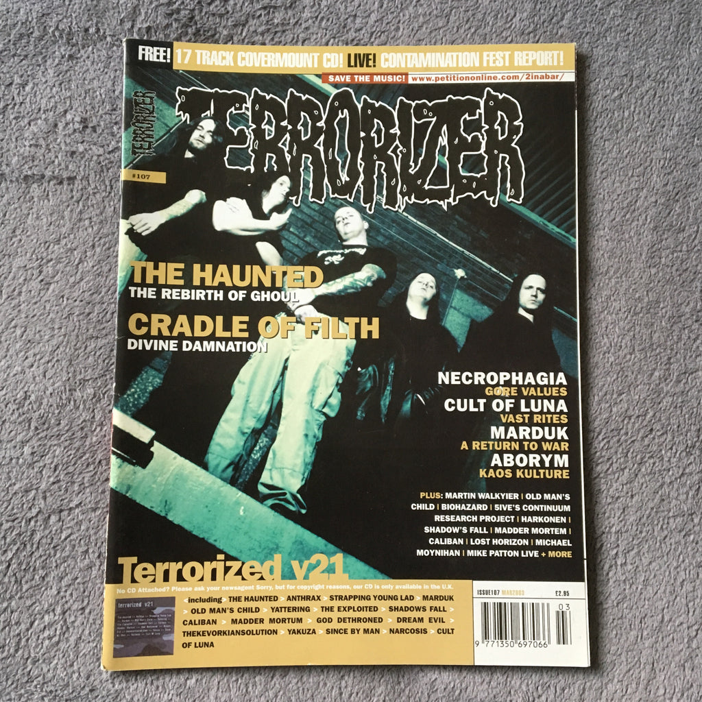 MOVING SALE: TERRORIZER magazine £1 per copy!   (issues 150-200)