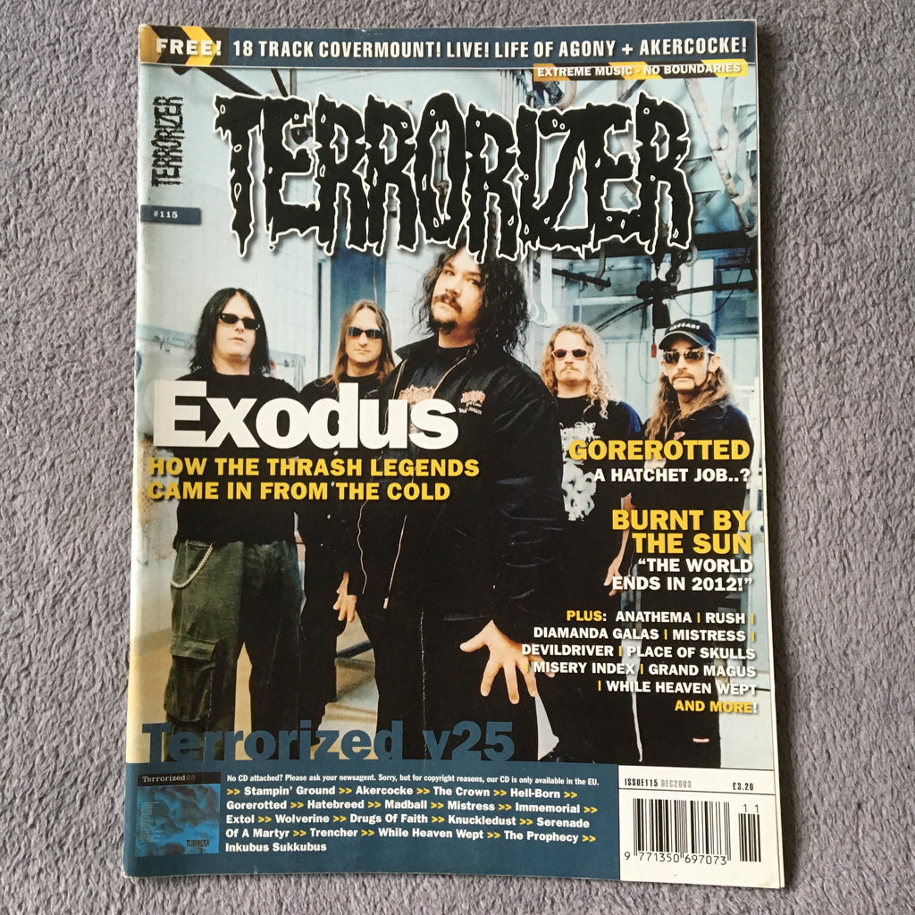MOVING SALE: TERRORIZER magazine £1 per copy!  (issues 101-150)
