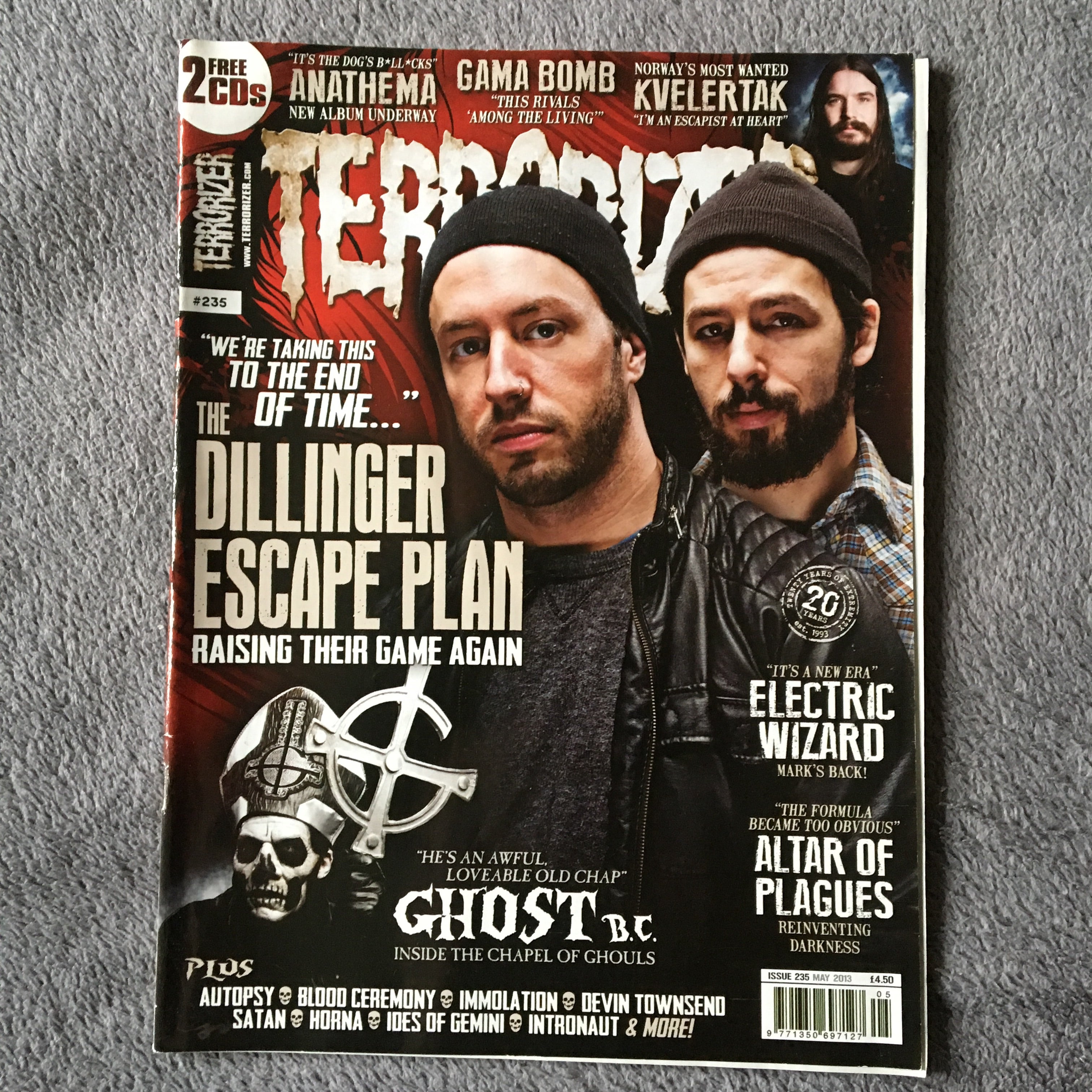 MOVING SALE: TERRORIZER magazine £1 per copy!   (201-final issue)