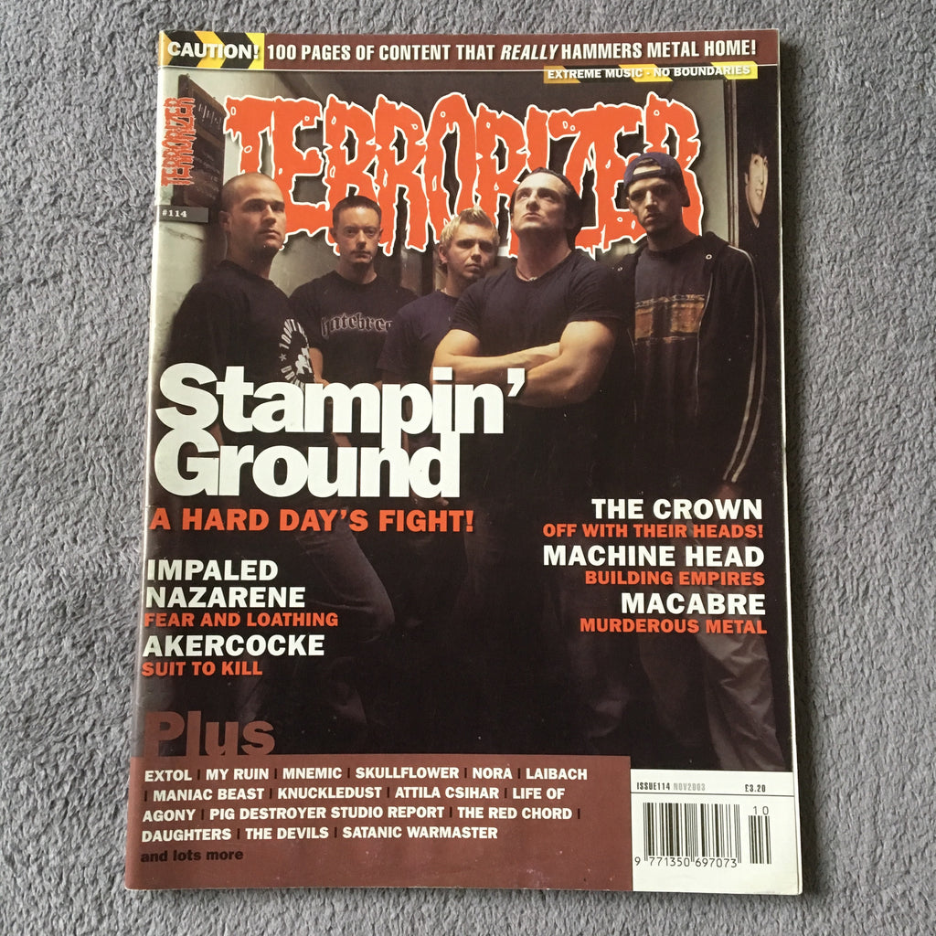 MOVING SALE: TERRORIZER magazine £1 per copy!   (issues 150-200)
