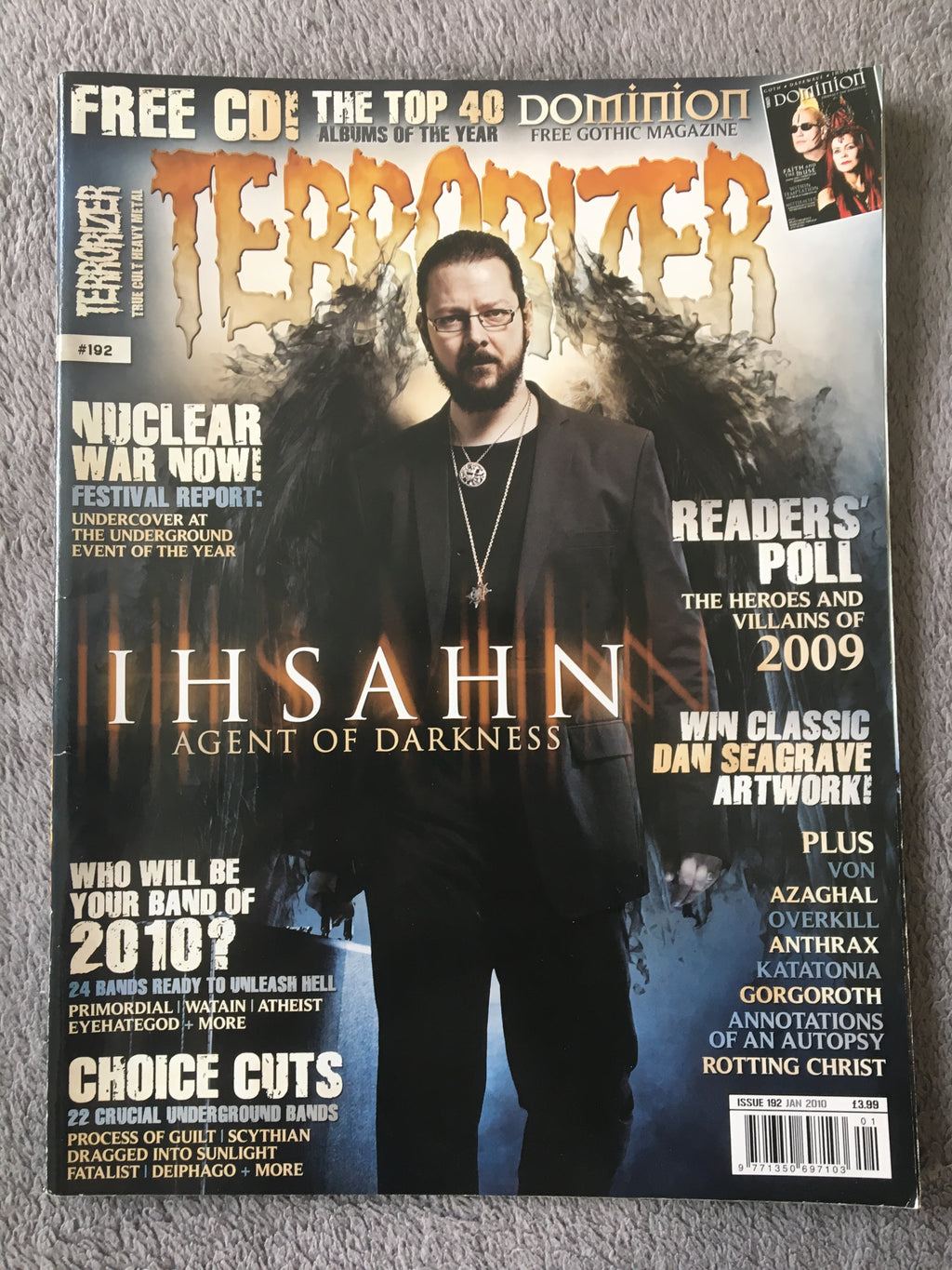 MOVING SALE: TERRORIZER magazine £1 per copy!   (201-final issue)