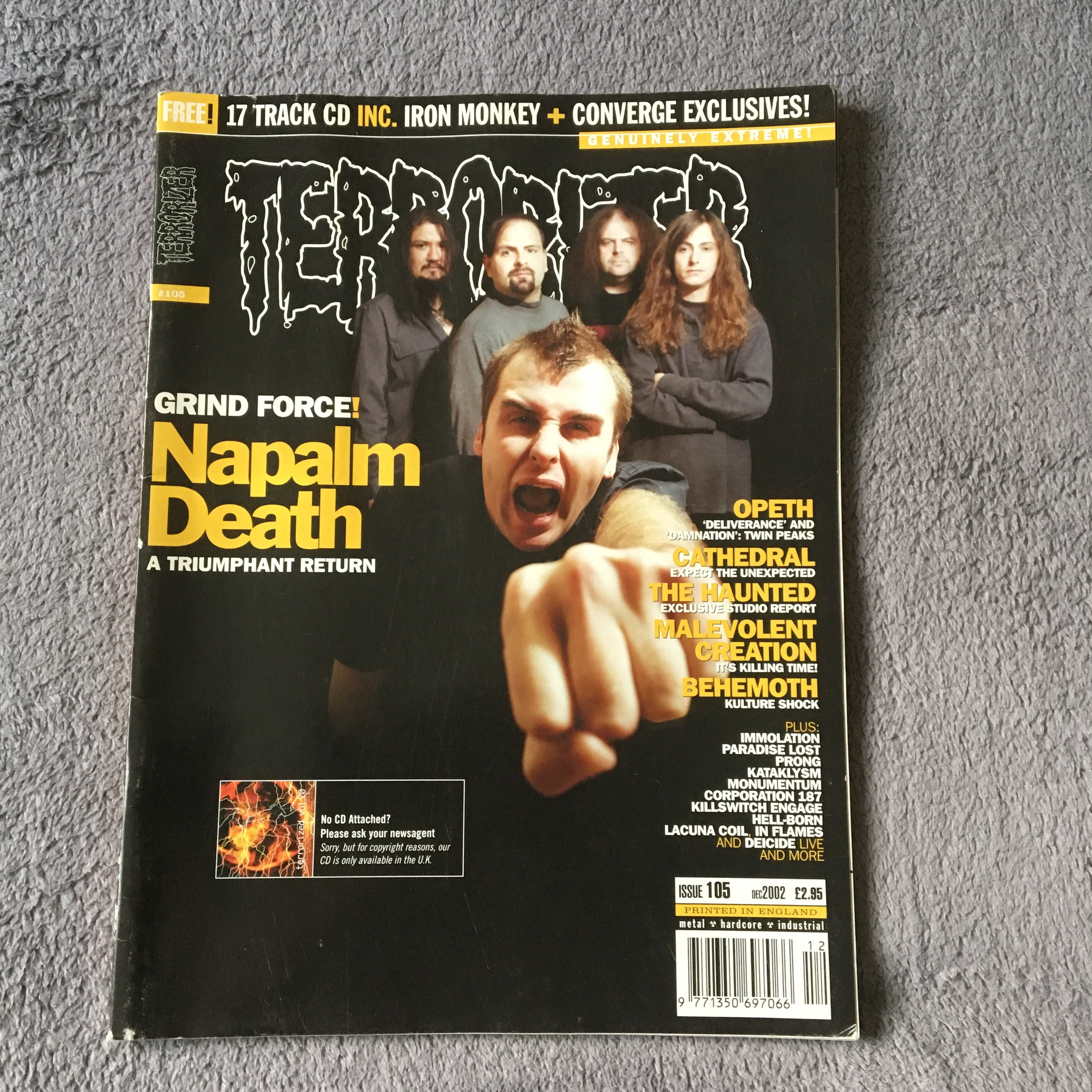 MOVING SALE: TERRORIZER magazine £1 per copy!  (issues 101-150)
