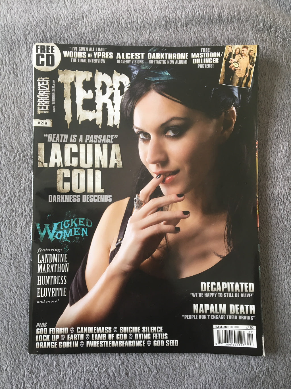 MOVING SALE: TERRORIZER magazine £1 per copy!   (201-final issue)