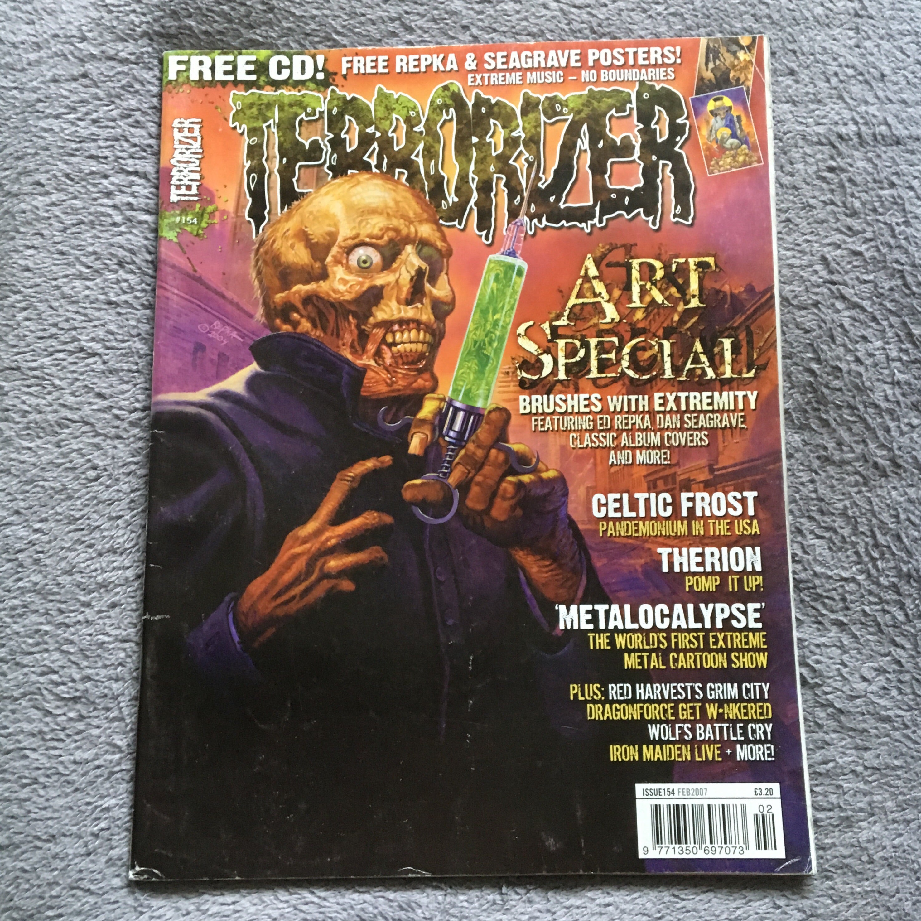 MOVING SALE: TERRORIZER magazine £1 per copy!   (issues 150-200)