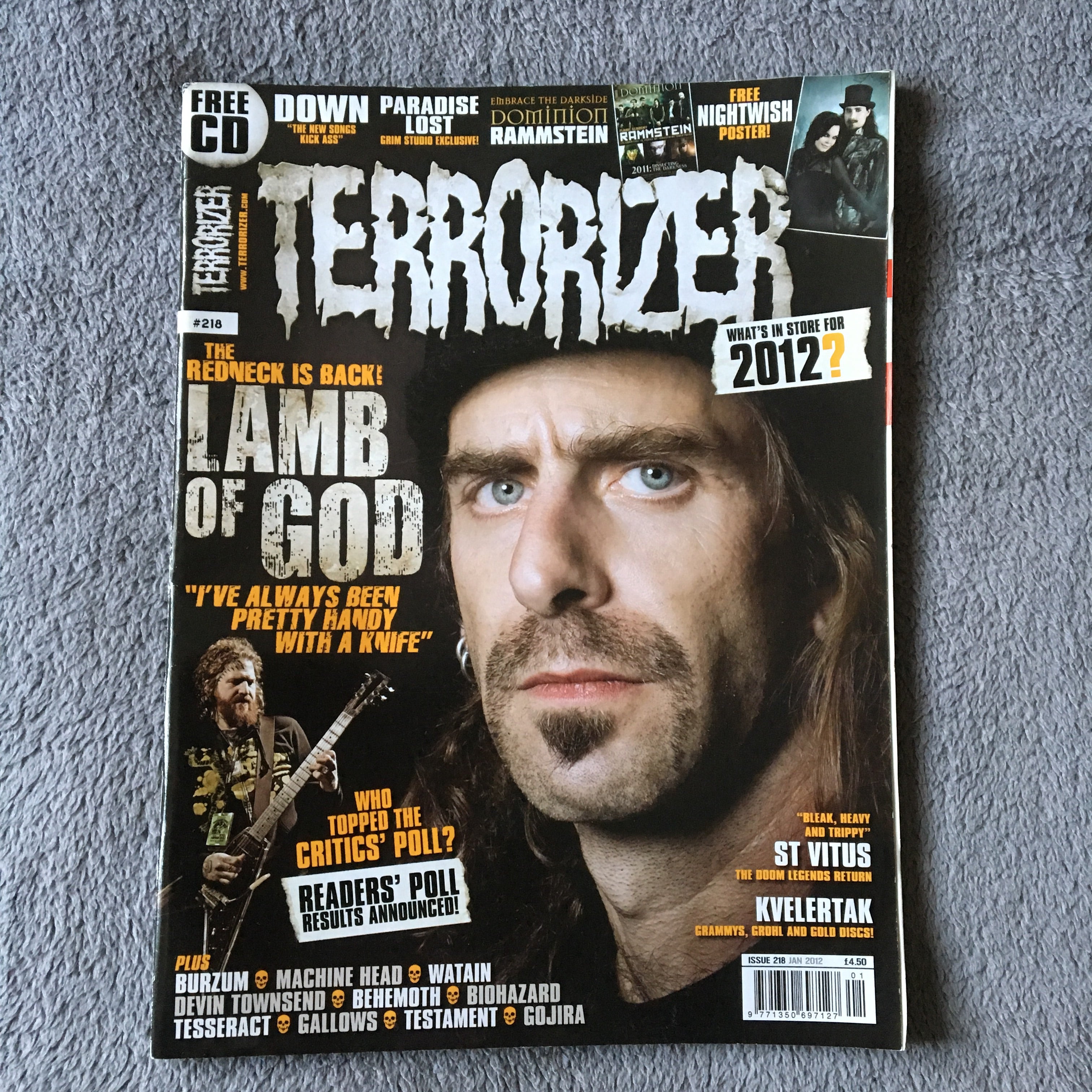 MOVING SALE: TERRORIZER magazine £1 per copy!   (201-final issue)