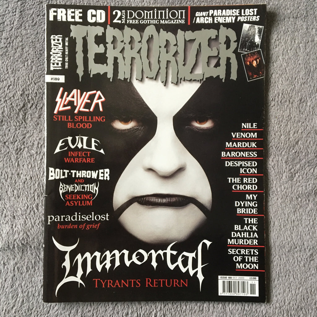 MOVING SALE: TERRORIZER magazine £1 per copy!   (issues 150-200)