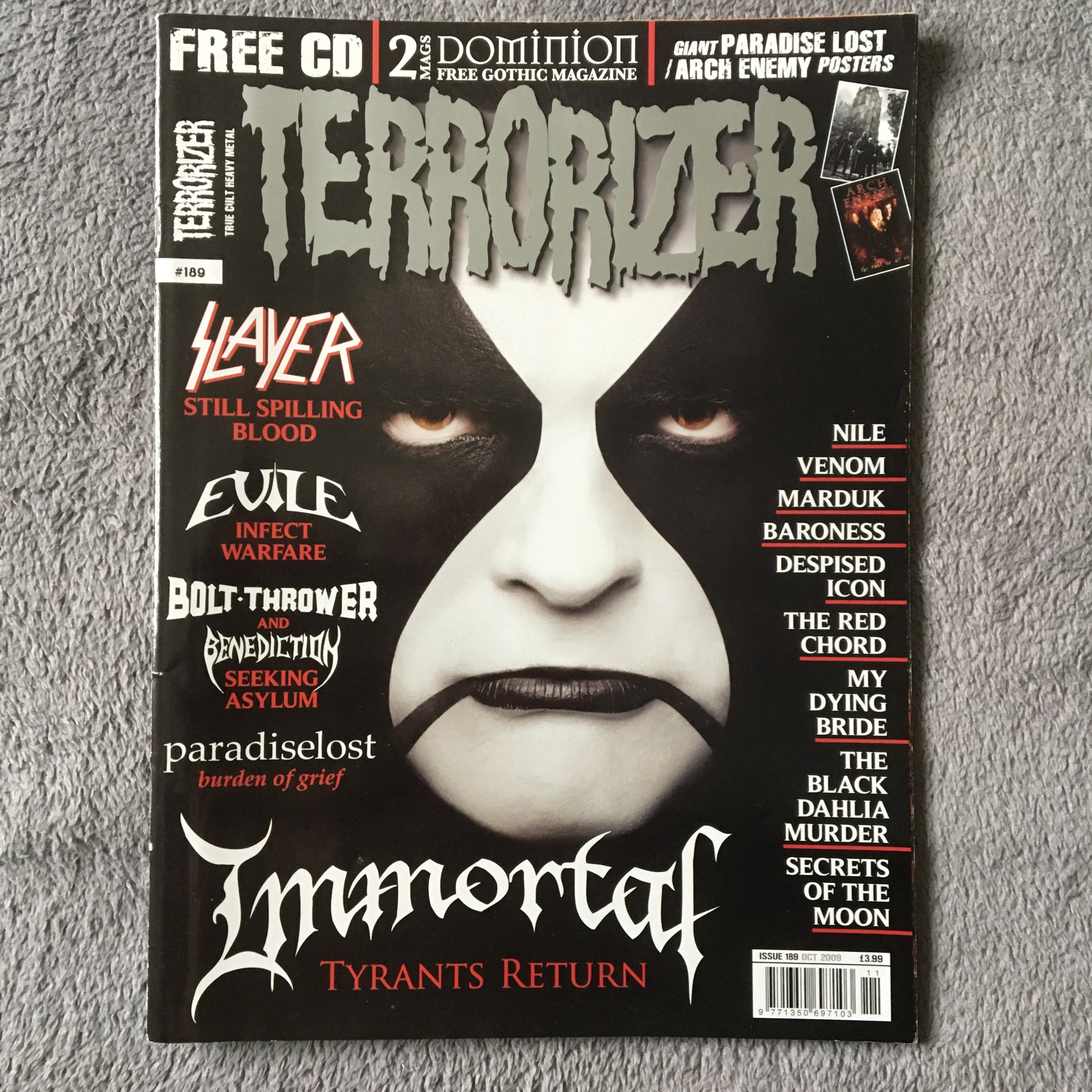 MOVING SALE: TERRORIZER magazine £1 per copy!   (issues 150-200)